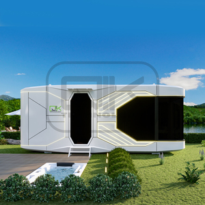 Cabina <span class=keywords><strong>de</strong></span> lujo prefabricada <span class=keywords><strong>de</strong></span> lujo ecológica tradicional, casa pequeña <span class=keywords><strong>de</strong></span> cápsula ecológica para Villa al aire libre, patio, taller, resistente al agua - Product Image 2