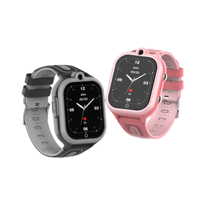 Jam tangan pintar pelacak GPS anak, dengan fungsi SOS, SIM siap 4G, casing plastik & tali karet, antiair IP67, baterai tahan lama - Product Image 1