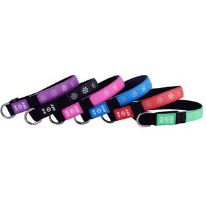 Collar de Perro Luminoso LED con Patrón <span class=keywords><strong>3D</strong></span> Personalizado, de PU Suave, Recargable por USB-C, Brilla en la Oscuridad, para Paseos Nocturnos - Product Image 1