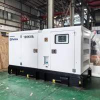 Générateur diesel silencieux de type remorque, 60 Hz, 230 V, 64 kW, 80 kVA, 4 roues, avec moteur de marque réputée