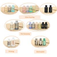 Bouteille de parfum d'huile arabe en verre de 3ml 6ml 12ml avec boîte cadeau