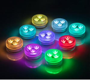 Mini <span class=keywords><strong>bougie</strong></span> LED pour la décoration <span class=keywords><strong>de</strong></span> la maison, à piles, étanche, submersible, pour les vases à fleurs, les mariages, les piscines - pour Diwali - Product Image 5