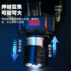 Laserwick Headlamp 2000mAh Rechargeable <b>Motion</b> <b>Sensor</b> <b>LED</b> <b>Light</b> Outdoor Cycling Running Fishing - Product Image 5