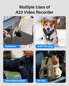 <span class=keywords><strong>BOBLOV</strong></span> A23 64GB HD 1080P Night Vision180 ° Lente giratoria Videocámara Cuerpo Cámara desgastada con audio - Product Image 6
