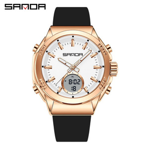 Reloj Deportivo Digital Multifuncional Sanda 9103 con Doble Pantalla, Alarma, Temporizador y Resistencia al Agua - Product Image 1