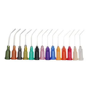Bent Needle Tip Tube 13mm Length 45 Degree Angle Steel Dispensing Industrial Consumables - Product Image 2