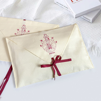 Sobres de Algodón Planos, Bolsas para Tarjetas de Regalo, Sobres para Dinero, Contenedores para Efectivo de Boda, Empaque Simple, Venta al Por Mayor