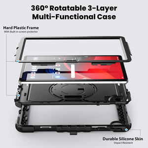 Étui pour tablette avec protection d'écran pour Lenovo tab M11 TB330FU Pad 2024 TB331FC Housse de protection antichoc antidérapante - Product Image 2