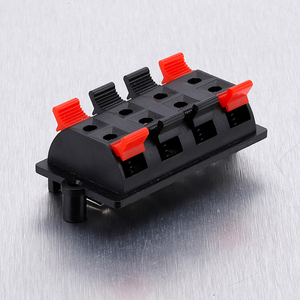 2021 Mini Âm Thanh Loa Kết Nối Các Loại Wp094 8P Màu Đỏ + Đen Clip Wp Đẩy Thiết Bị Đầu Cuối Dây Thiết Bị Đầu Cuối Kết Nối - Product Image 1