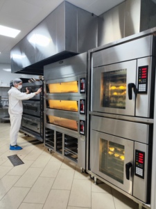 Thiết bị làm bánh 3 tầng 6 khay công nghiệp thương mại Nướng Bánh Mì Bánh Điện nướng lò - Product Image 3