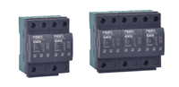 Dispositif de protection de Suge AC, livraison gratuite, T1 + T2 FWP-A, pour arduelle communication 20/40kA 12,5ka, 230/275/385/420V 4P