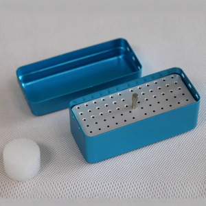 Dental Needle Holder 72 Hole Solid Hollow Core Soaking <b>Box</b> For Root Canal <b>Files</b> Gutta Percha Disinfect Commercial Use - Product Image 1