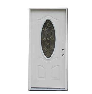 Fangda — panneau porte 3/4 en verre ovales, nouvelles parties de qualité, portes d'extérieur - Product Image 1