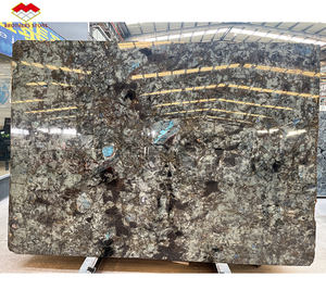 <span class=keywords><strong>Tavolo</strong></span> da Pranzo in Granito Blu Labradorite Cristallina, Lusso Moderno, Spessore 18 mm, Forma Ovale, Eco-Compatibile, Grande Lastra di Pietra, <span class=keywords><strong>Isola</strong></span> da <span class=keywords><strong>Cucina</strong></span> - Product Image 6