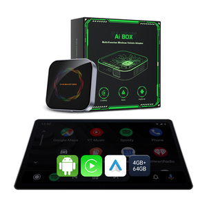 Hộp điều khiển thông minh Fuallwin với trợ lý giọng nói, hỗ trợ CarPlay, kết nối không dây, phát video 4K - Product Image 1