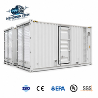 Groupe électrogène à gaz de type conteneur 300kW 800kW à haut rendement thermique et faibles émissions, certifié CE pour l'alimentation électrique extérieure sur site