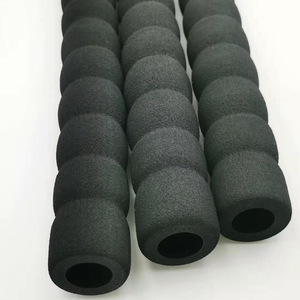 Poignée de laisse pour chien en tube moussant, noir mat, en caoutchouc nitrile, avec revêtement en éponge, pour harnais d'animaux - Product Image 2