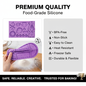 Race Car Rectangle Silicone Decorating Tip <b>Sets</b> for Cake & Cupcake Topper Soap Polymer <b>Clay</b> Crafts-Eco-Friendly Reusable - Product Image 6