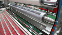 Machine de stratification de roulement de colle thermofusible de PUR pour le panneau de MDF de panneau de porte de panneau de mousse de PVC WPC