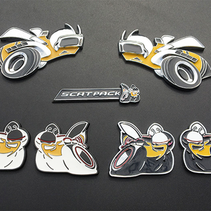 Stock disponible abejas 3D Metal pegatina motorista Logo coche decoración personalizada marcador lateral - Product Image 6