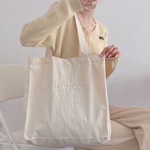 Noirnine <span class=keywords><strong>Bebe</strong></span> sac fourre-tout en toile brodée de grande capacité Yue/sac d'étudiant de Style coréen pour femmes avec fermeture à glissière - Product Image 6