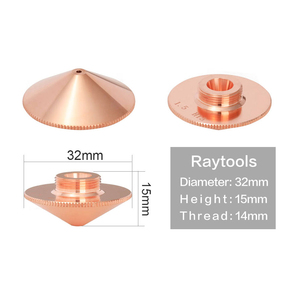 หัวฉีดเลเซอร์คุณภาพสูงสำหรับเครื่องตัดเลเซอร์ Ray Tools/Hans/WSX - Product Image 6