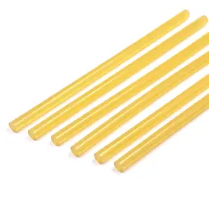 hot melt glue sticks for corrugated cartons 7/11mm yellow eva glue gun sticks strips fast quick dry glue sticks