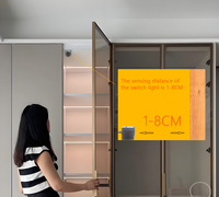 Interrupteur de porte à détecteur de mouvement IR 12V 24V pour armoire et placard, modèle 1216, avec fonction de sous-contrôle, durée de vie 3 ans