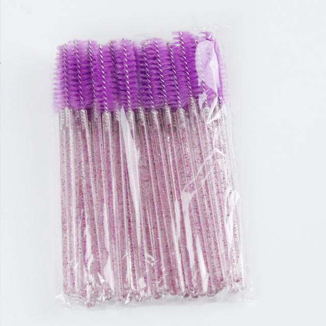Manche en cristal violet