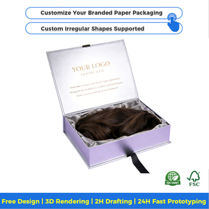 <span class=keywords><strong>ช</strong></span>ุดกล่องบร<span class=keywords><strong>ร</strong></span>จุภัณฑ์วิกผมแบบพกพาป<span class=keywords><strong>ร</strong></span>ับแต่งได้ พร้อมลายนูนและแผ่นฟองน้ำสำหรับของขวัญและกา<span class=keywords><strong>ร</strong></span>จัดแสดง - Product Image 2