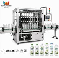 Machine de remplissage automatique personnalisée pour eau de coco, remplisseuse de boissons en bouteille PET, système de remplissage haute précision