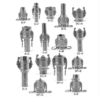 Services de coulée en acier inoxydable 316 personnalisables-connecteur rapide C + E modèle de filetage NPT à verrouillage à came pour raccords de tuyauterie à tête de gaz d'eau