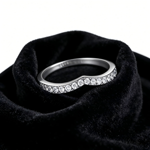 Luxury Marquise Cut 3ct White Gold Colour <b>Iced</b> Out Promise <b>Ring</b> in Silver - Product Image 3