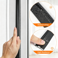 Bande d'étanchéité en mousse PU pour isolation phonique, joint d'étanchéité pour cadre de porte et fenêtre en bois, profil personnalisé