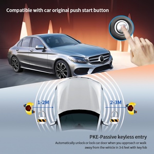 EASYGUARD Fit for 15-18 Benz C Class W205 / 16-19 GLC SUV X253 / 14-17 S Class W222 Semi Plug Play <b>Car</b> Alarm Keyless Entry - Product Image 4