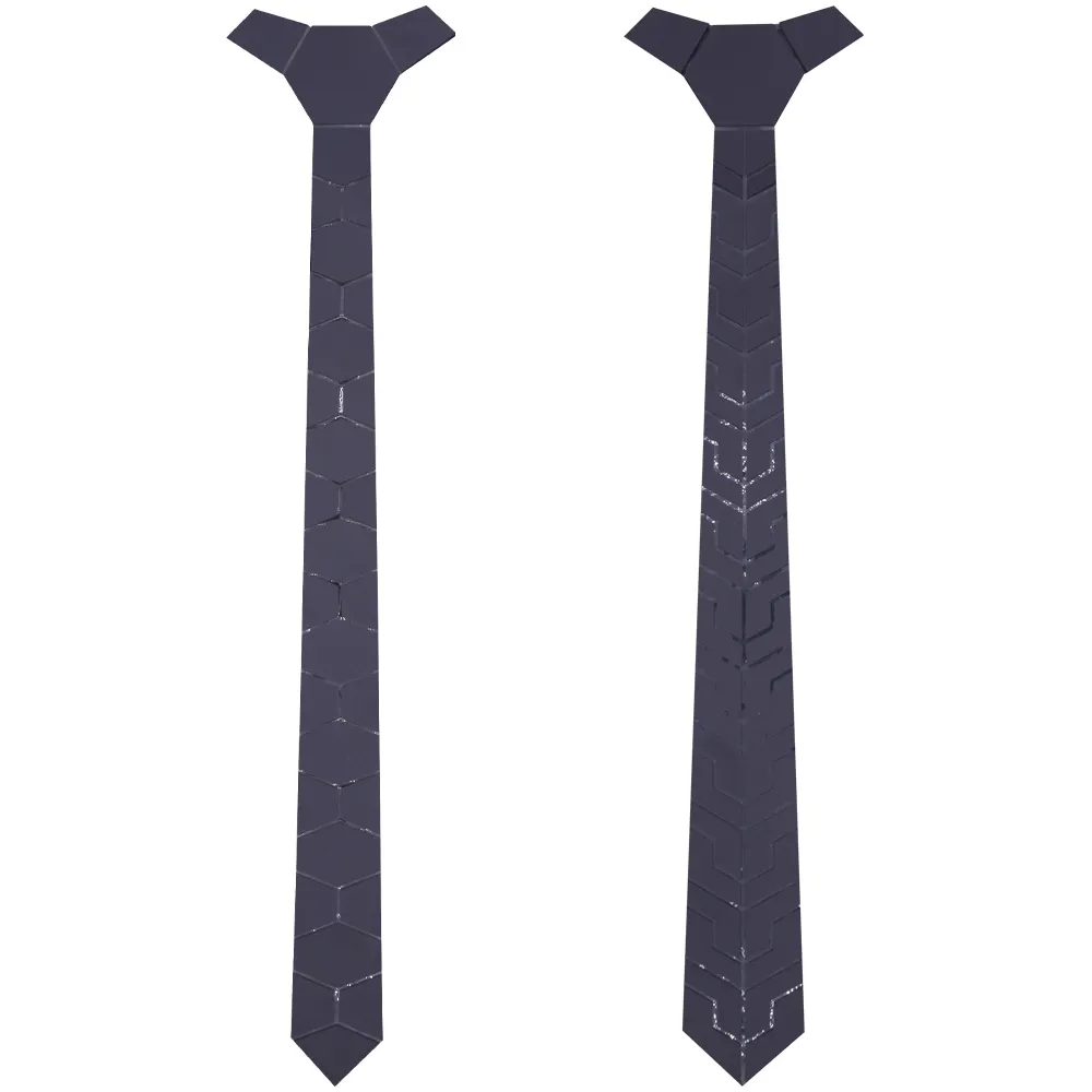 Hamocigia сделанный на заказ Роскошный тонкий сотовый кожаный шестиугольный акриловый галстук