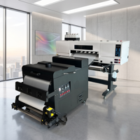 Imprimante DTF PrintVision 2 têtes I3200 24 pouces 60 cm pour l'impression de t-shirts, machine d'impression DTF, Impresora DTF, Stampante DTF avec secoueur de poudre