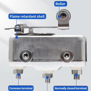 Interruptor de Límite con Carcasa Metálica Resistente a Altas Temperaturas TZ-1G TZ-1GV, Aislamiento Cerámico para Diversos Entornos TZ-1G/1GV/1GV2/1GV22 Electr - Product Image 6