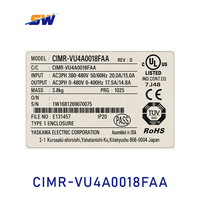 Variador de Frecuencia YASKAWA V1000 AC Drive VFD Inverter CIMR-VU4A0018FAA