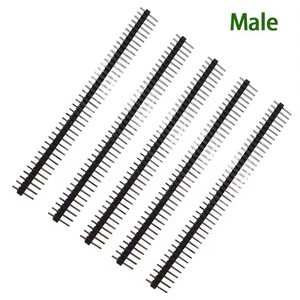 <span class=keywords><strong>Conector</strong></span> de Tira de Pines Desmontable Macho-Hembra de 40 Pines, Paso de 2.54mm, 1x40, <span class=keywords><strong>para</strong></span> Soldar en PCB, Tipo JST, <span class=keywords><strong>para</strong></span> <span class=keywords><strong>Arduino</strong></span> - Product Image 1