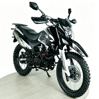 Moto tout-terrain puissante de 200 cm³ fabriquée en Chine pour les athlètes d'élite, avec des autocollants personnalisables et un moteur haute performance