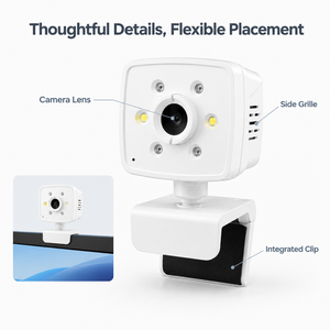 Caméra de surveillance pour bébé 1080P WiFi, caméra de sécurité intérieure, panoramique/inclinaison, audio bidirectionnel, vision nocturne, mini caméra web, prise en charge OEM ODM - Product Image 6