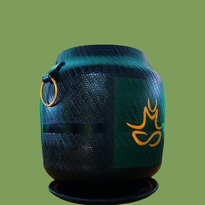 Pot de fleurs artisanal haut de gamme |   Support décoratif pour plantes et fleurs, pour la décoration intérieure et extérieure, la maison, le jardin et la terrasse - Product Image 3