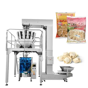 Volautomatische Weging Quad Seal Zak Voedsel Dumpling Macaroni Pasta Verpakkingsmachine