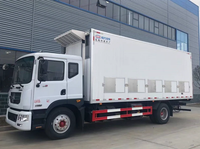 Camion de transport de volailles DFAC D9 à température contrôlée, porte-volailles CLW, liste de prix usine