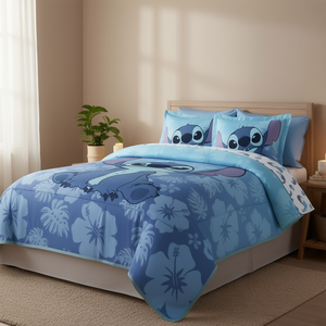 Edredón Doble Lavable con Fundas de Costura en Azul Concord - Product Image 2