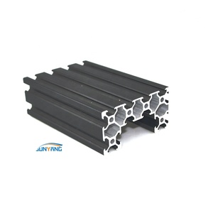 4080 4080 con fascio a C 80X40 40 40X80 profilo in alluminio anodizzato nero profilo estrusione alluminio Standard EU - Product Image 6