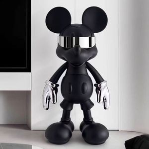Nueva Tendencia de Moda: Escultura de Resina Cyberpunk de <span class=keywords><strong>Mickey</strong></span>, Adorno Decorativo para Sala de Estar, Porche, Mueble de TV, Barra, Entrada, Decoración Moderna - Product Image 2