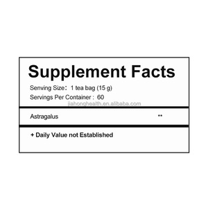 Tè Premium di Astragalo Essiccato - Bevanda Naturale a Base di Erbe per la Salute Digestiva degli Adulti, Fornitura all'Ingrosso Senza Additivi - Product Image 2