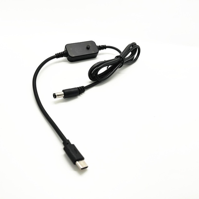 USB C Type C to DC5.5x2.1mm 5V 9V 12V 15V 20V PD Triggers Cable Adjust Voltages